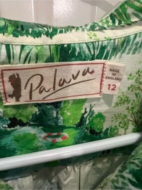 Palava Green Printed ‘Swimmers’ Dress